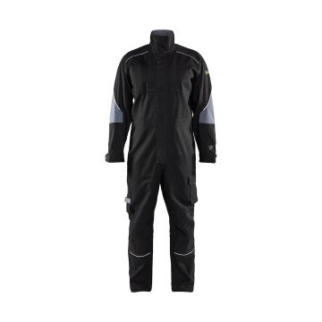 Combinaison manches longues retardant-Flamme Noir/Gris clair 60611516 - Taille au choix