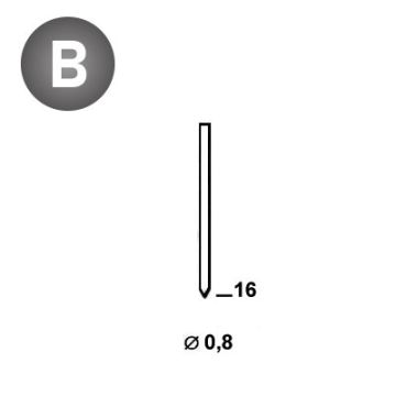 Finettes BE-16 - Boite de 14000 pièces - 6BE161
