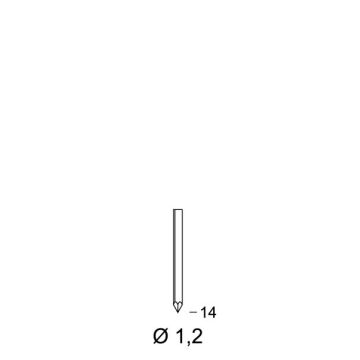Pointes finettes GA-14 inox sans tête - Boite de 7000 pièces - 6GA149