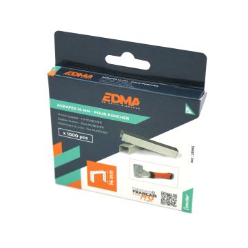 Boite 1000 agrafes 14 mm pour marteau Puncher