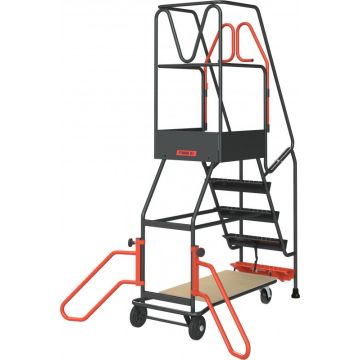 Escabeau à immobilisation automatique 5 marches 150 kg - 830008810