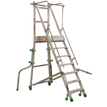 Plateforme de magasinage aluminium 12 marches 150 kg - 835007662