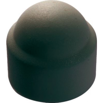 Boîte de 100 caches écrous hexagonaux noirs Ø 12mm ACTON - 8560012            