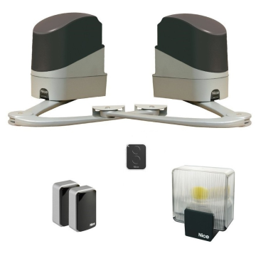 Kit automatisme nice pour portail battant popkit - pop7124kce