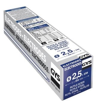 Etui de 230 électrodes GYS Rutiles Acier E6013 Ø2.5mm - 085039