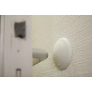 Butoir de béquille adhésif Elior élastomère blanc CIVIC INDUSTRIE - Ø60 x Ht.15 mm - 88902790