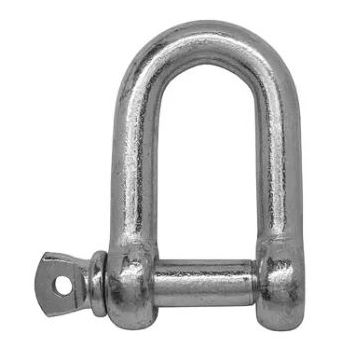 Manille droite standard acier zingué viso ø6 - man6e