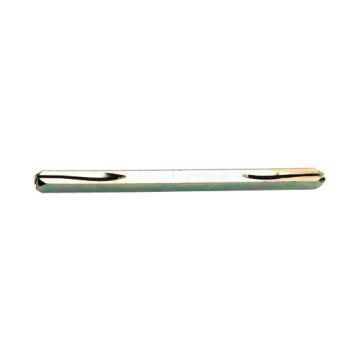 Tige carrée de 6 x 110 mm fendue et fraisée des 2 côtés CADAP pour vis pointeau - C6X110TF