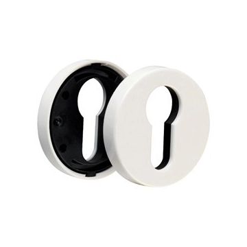 Paire rosace 7700 Arcolor BEZAULT Clé i - Blanc - 0089223 