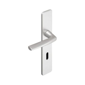 Ensemble de porte Riviera BEZAULT Entraxe 195 mm Argent - Clé i - 0072775 