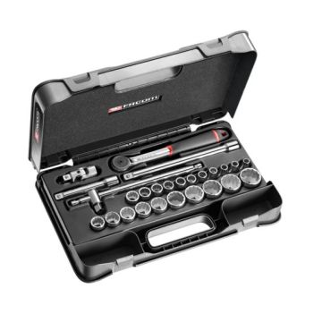 Coffret douilles 1/2 12 pans métriques S.161B FACOM - 26 pièces - S.161-4P12