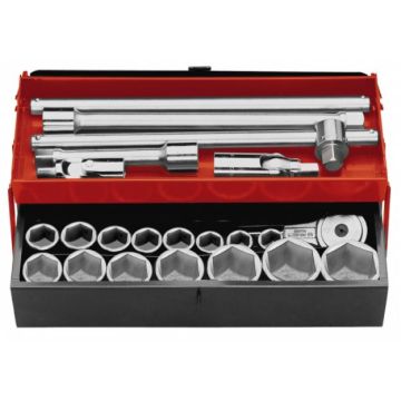 Coffret douille 3/4 6 pans métriques FACOM - K.441.A
