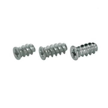 Vis euro de fixation Ø 6.3x15 mm HETTICH - Tête fraisée plate - Empreinte PZ - Acier galvanisé - 73889