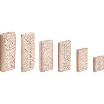 Tenon DOMINO en hêtre FESTOOL D 10x50 - 85 pièces  BU - 494942