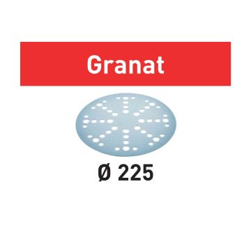 Abrasif d225 granat festool pour ponceuse planex - grain 40 - 25 pièces - 499634