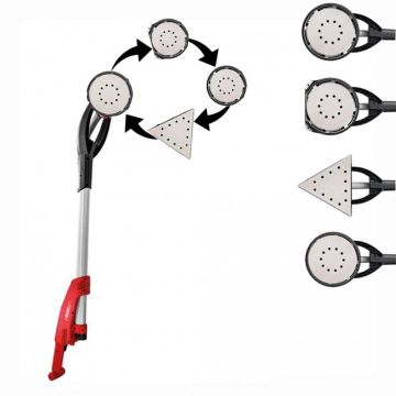 Girafe ge7 + housse + aspirateur 30 l vce 33 ac + 2 têtes de ponçage flex - 920112