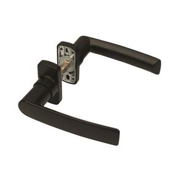 Béquille double Hera FAPIM Carré de 8 - Profil 40 à 55 mm - Noir - 2041I_37