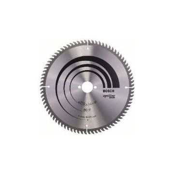 Lame de scie circulaire Optiline Wood Ø 30mm - 250 x 30 x 3,2 mm, 80 - 2 608 640 660