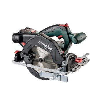 Scie circulaire metabo - ks 18 ltx 57 2 x 5,2 ah li-power, asc 55, coffret - 601857700