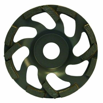 Plateau diamant de surfacage ø125 mm pour le ponçage, béton, epoxy - pnz125