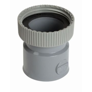 Douille femelle NICOLL à écrou prisonnier - PVC gris - Ø 40 mm - DEHH