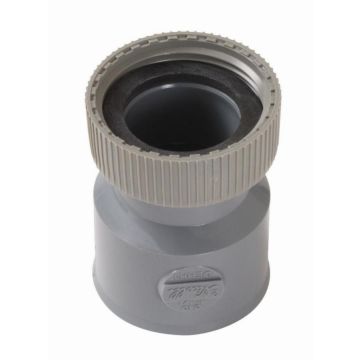 Douille femelle NICOLL à écrou prisonnier - PVC gris - Ø 40 mm - 33X42-40 - DEHH1