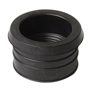 Tampon de raccordement NICOLL mâle-femelle métal plastique - élastomère noir - Ø 40/12/30 mm - H. 25 mm - RMPH