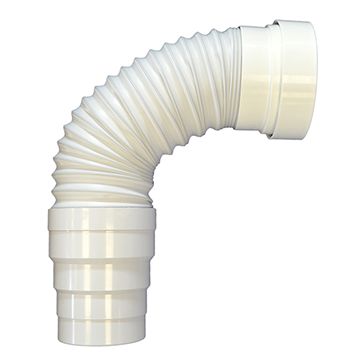 Pipe extensible d'évacuation wc fø85 à 107 mm - évacuation à coller mø90/93/100/110 noyon & thiebault