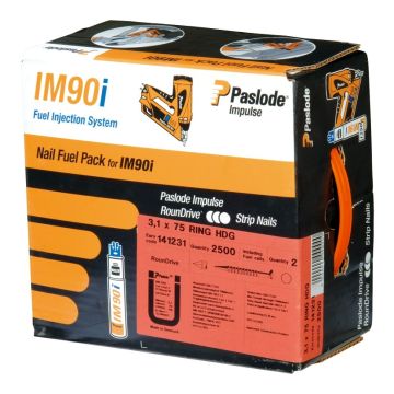 Pack de 2500 pointes lisses IM90I SPIT - 2.8 x 80 mm - 142021  