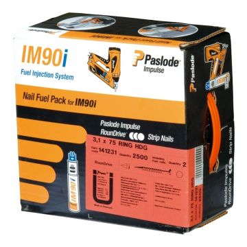Pack de 2500 pointes lisses im90i galvanisé spit - 3.1 x 90 mm – 142037