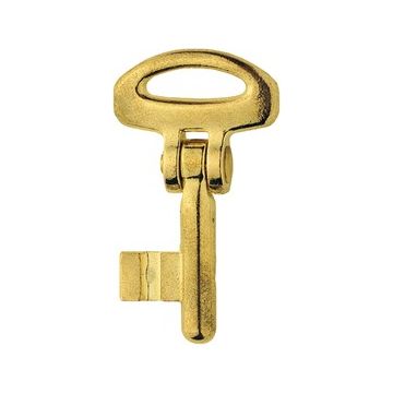 Clé rabattable courte 47.5mm HOPPE F71 laiton poli - 1935764