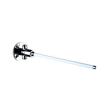 Robinet temporisé à commande fémorale pour lavabo - Tempogenou Delabie - modèle droit 1/2, Longueur 432 mm, pour arrivée en ligne