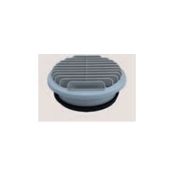 Grille entrée/sortie air murale Ø160 mm THERMOR PVC Beige - 900373