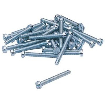 Vis métaux lennie tête cylindrique fendue - ø5x30 - boite de 500 - vmcf0503002b