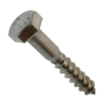 Boite de 200 vis à bois acton tête hexa - inox a2 - din 57 - ø6 x 40 mm - 623046x40