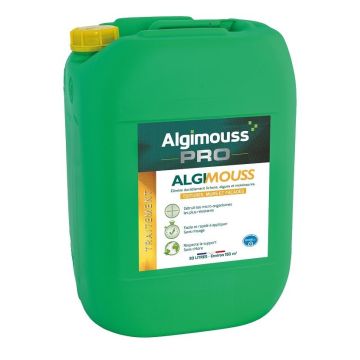 Traitement ALGIMOUSS toiture, mur et façade - Prêt à l'emploi - Fût de 200L - 001007