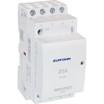Contacteur 4P 20A 4NO - EUROHM - 30131