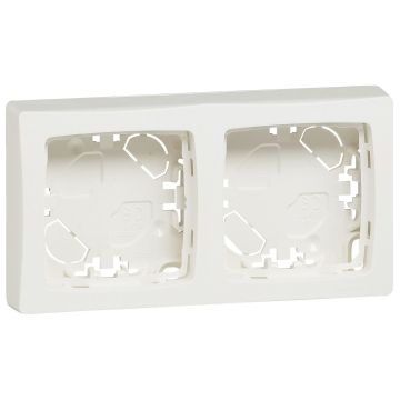 Cadre saillie 2 postes Appareillage saillie blanc - Legrand