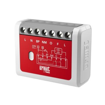 Micromodule volet roulant radio encastré Zigbee UP 500W - URMET YOKIS - MVR500E-UP