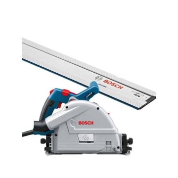 Scie plongeante gkt 55 gce + rail 140 cm fsn 1400 jk bosch pro - 0615990m9d
