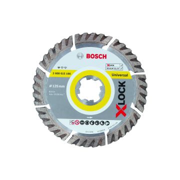 Disque à tronçonner diamanté X-LOCK Standard for Universal - 125 x 1,6 x 22,23 - Lot de 2 pièces - BOSCH - 2608615247