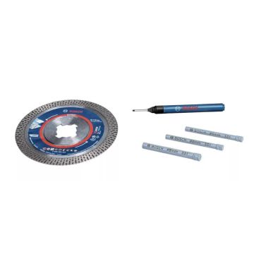 Kit Disque & forets Céramique + marqueur - 5 pièces - BOSCH - 0615997678
