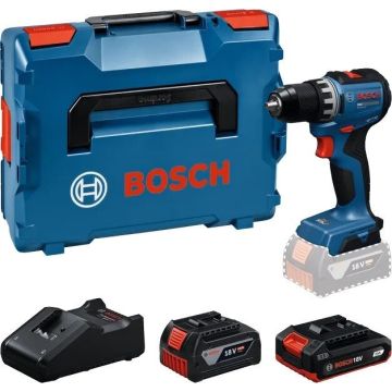 Perceuse-visseuse 18V GSR 18V-52 - BOSCH - avec 2 batteries 4Ah et 2Ah - chargeur - L-BOXX 136 - 06019S0024