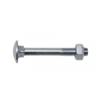 Boulon VISWOOD Tête ronde collet caré - AZ 4.8 - Ø12 x 300 mm - Boite de 12 - 50112300