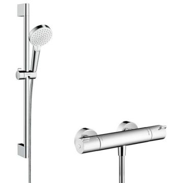 Combi crometta vario 0,65 m / ecostat 1001 cl blanc/chromé