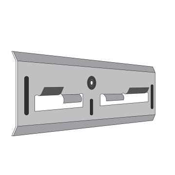 Sachet de 200 Clips DURACOLOR® DURACLIP inox fixation par vis - DACCLIPV2