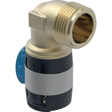Coude raccord 90° FlowFit avec filetage mâle - DN. 12 / 15 - Ø 16 mm x Rp. 1/2'' - GEBERIT - 620.510.00.1