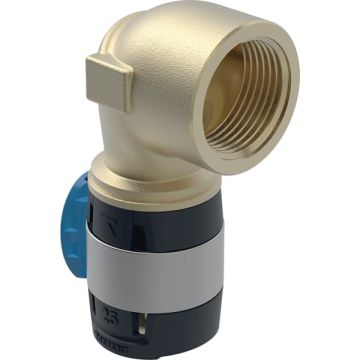 Coude raccord 90° FlowFit avec filetage femelle - DN. 15 / 20 - Ø 20 mm x Rp. 3/4'' - GEBERIT - 620.551.00.1