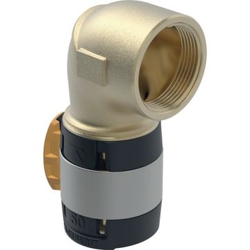 Coude raccord 90° FlowFit avec filetage femelle - DN. 40 - Ø 50 mm x Rp. 1 1/2'' - GEBERIT - 620.535.00.1