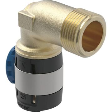 Coude raccord 90° FlowFit avec filetage mâle long - DN. 12 / 20 - Ø 16 mm x Rp. 3/4'' - GEBERIT - 620.523.00.1